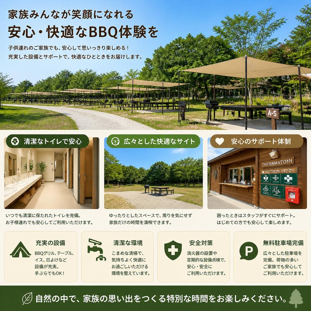 家族連れに優しい設備と環境